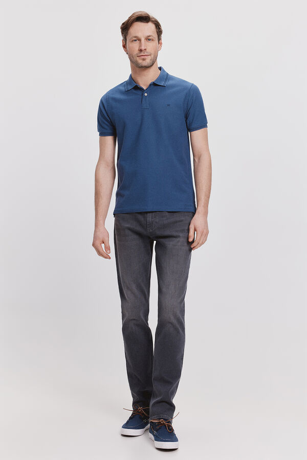 Pedro del Hierro Cal&ccedil;a Jeans Slim PDH Cinza medio