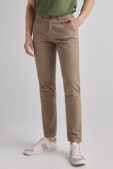 Fifty Outlet Pantalón chino slim Beige