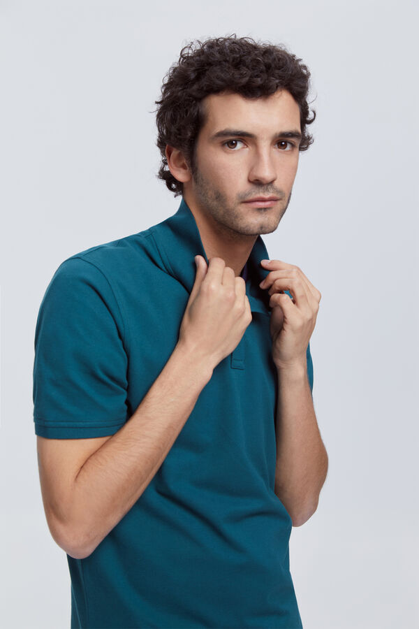 Pedro del Hierro Polo b&aacute;sico PdH Verde