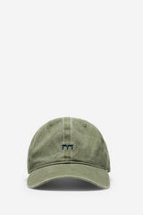 Fifty Outlet Gorra con grabado de milano Kaki Claro