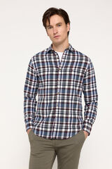 Milano Camisa Twill Xadrez Estampado verde