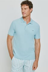 Milano Polo manga curta Azul