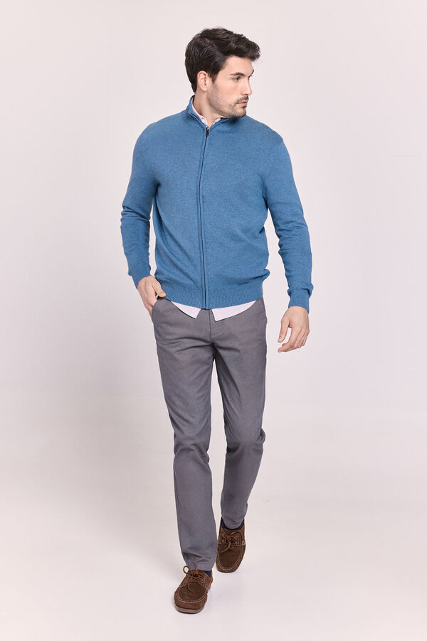 Milano C&aacute;rdigan cremallera Azul