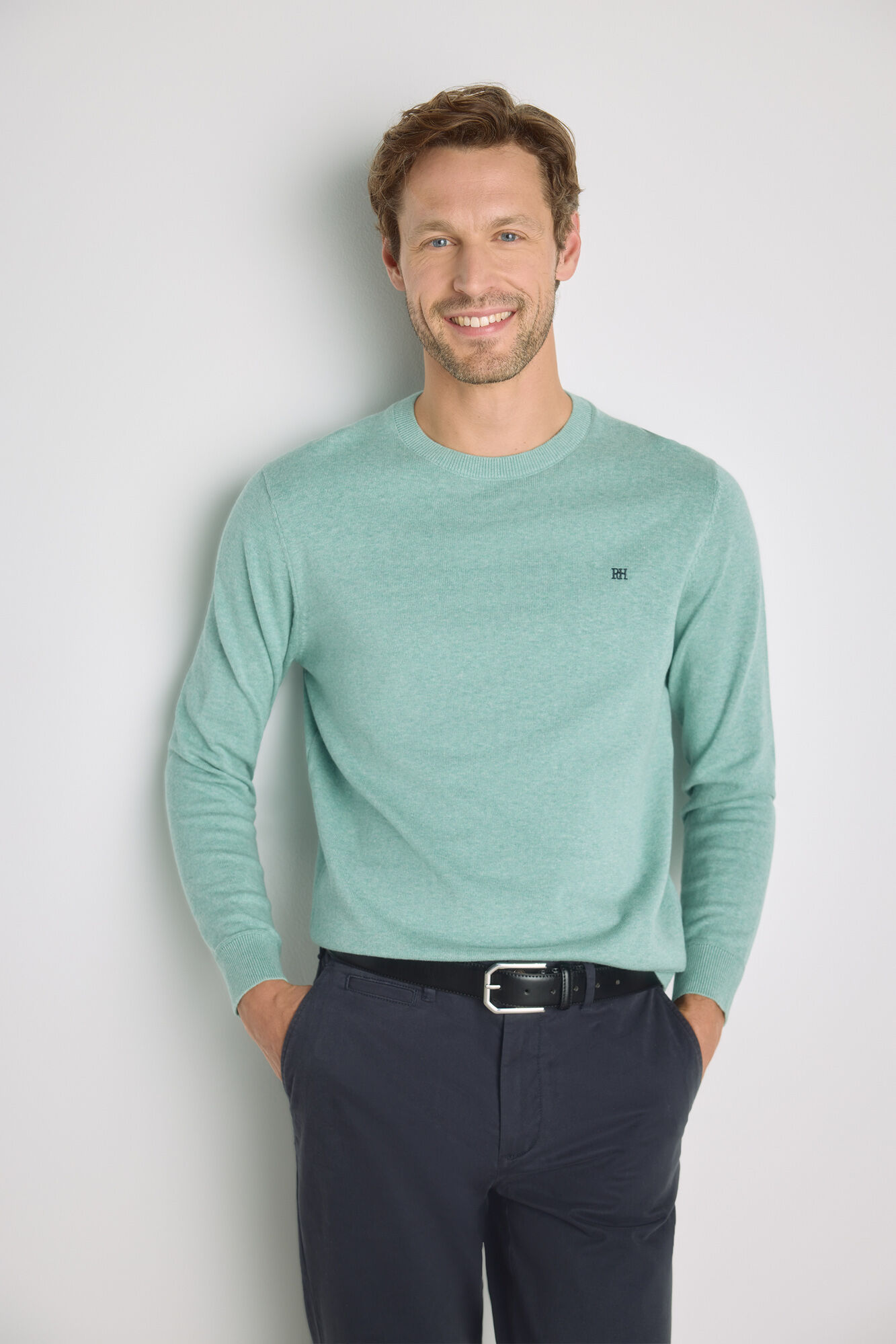 Pedro del Hierro Camisola gola caixa