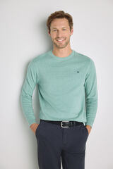 Pedro del Hierro Camisola gola caixa Azul claro