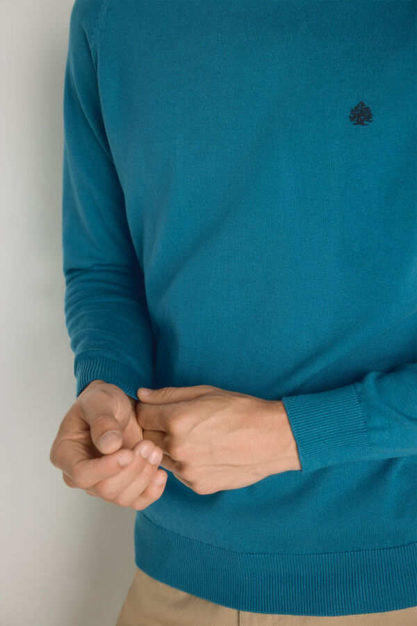 Springfield Camisola gola caixa Azul