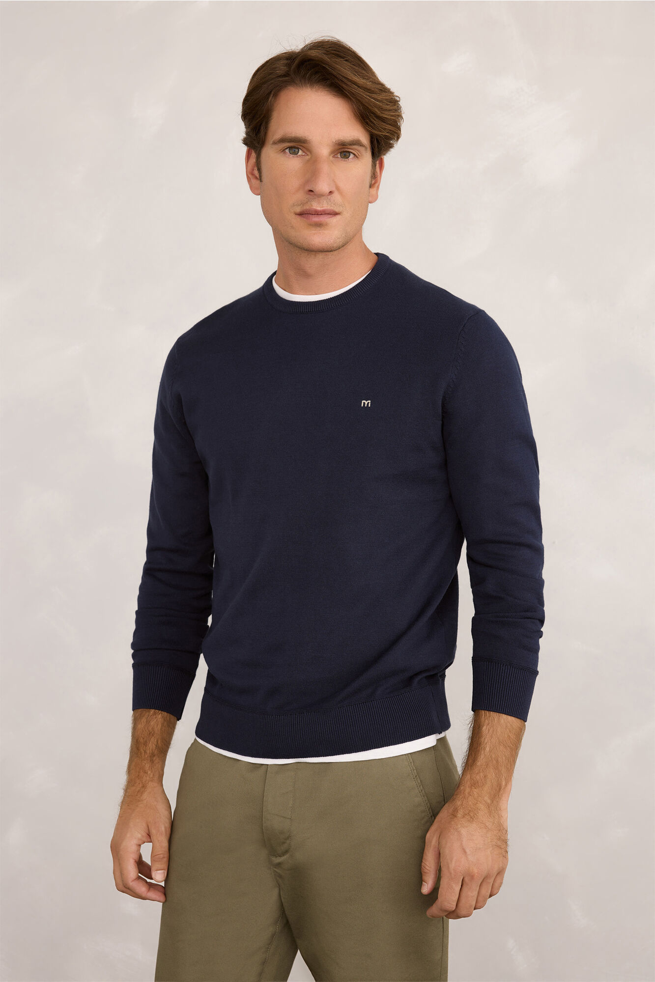 Milano Camisola b&aacute;sico redondo