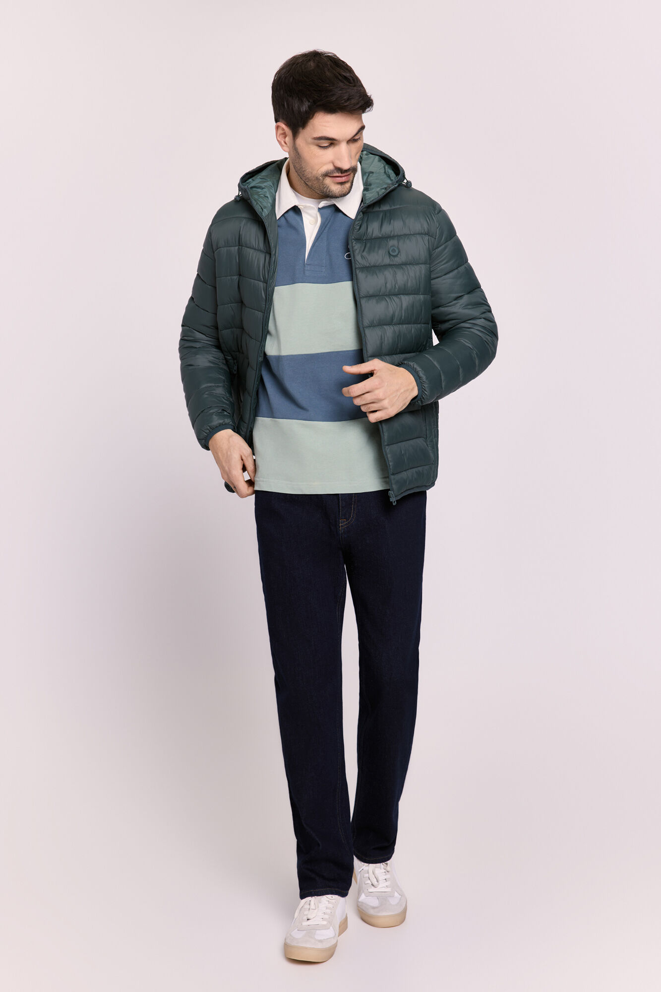 Springfield Chaqueta hoodie acolchada