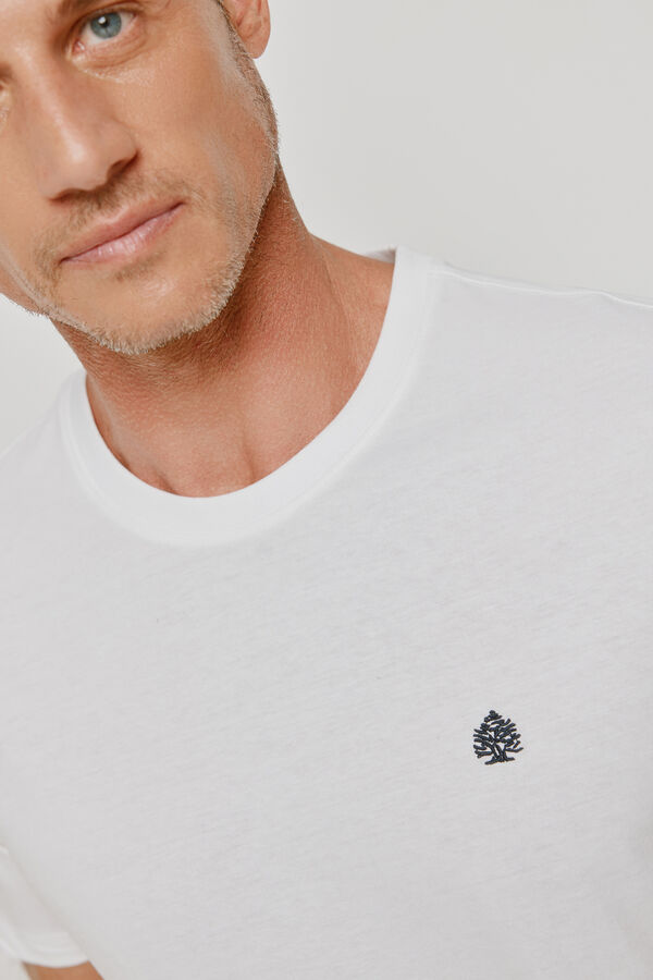 Springfield T-shirt de manga curta Branco