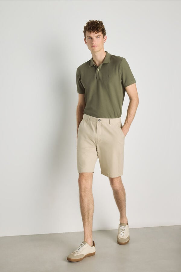 Milano Bermuda lisa Camel