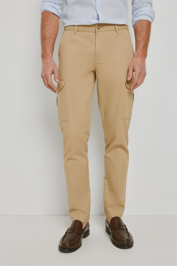 Milano Cal&ccedil;as cargo Bege