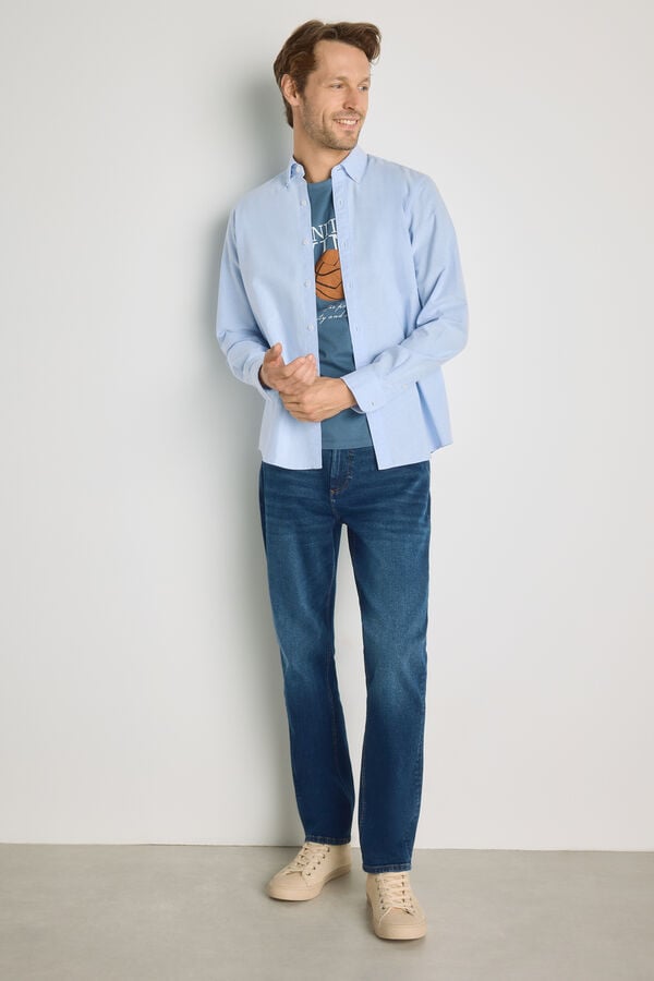 Springfield Pantal&oacute;n vaquero regular fit Azul