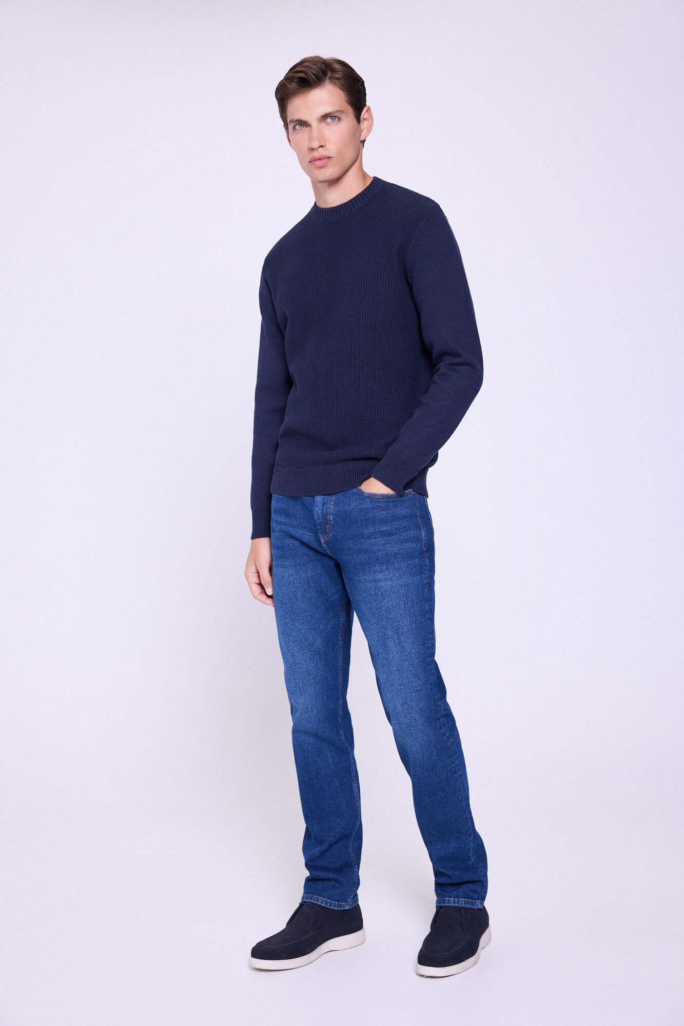 Milano Jersey B&aacute;sico Cuello Redondo