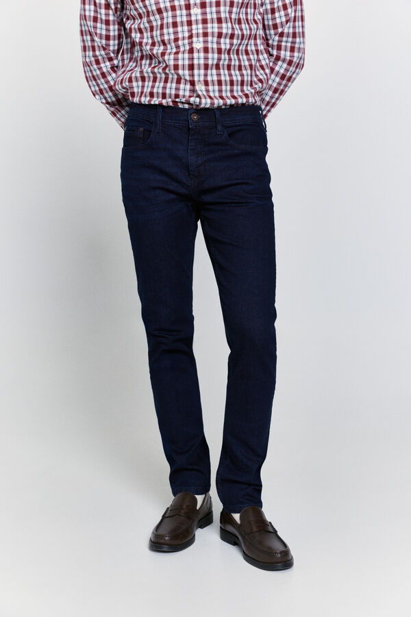 Pedro del Hierro Pantalón vaquero slim fit Navy