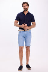 Milano Bermuda Denim Slim Azul Claro