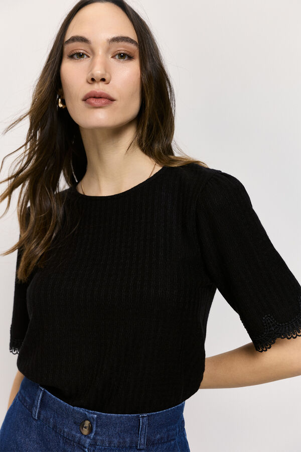 Milano T-shirt manga curta Preto