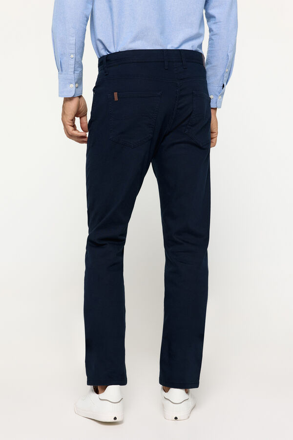 Milano Calças com 5 bolsos Marinho