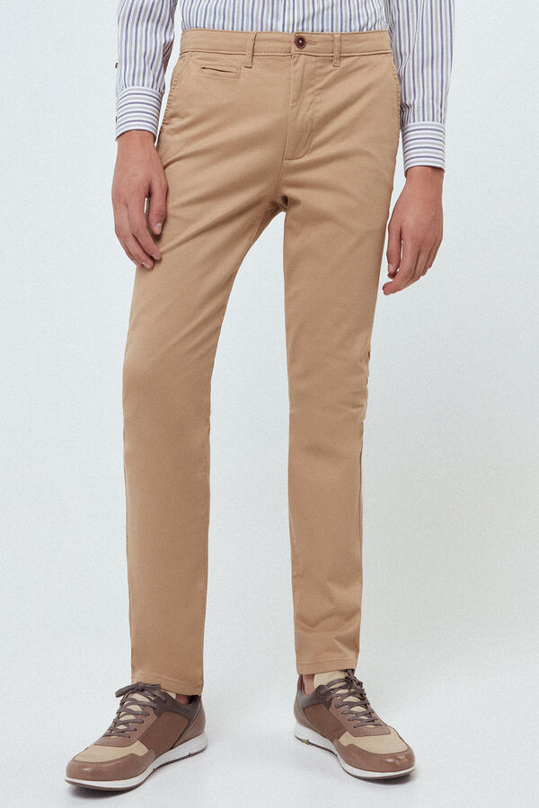 Fifty Outlet Calças Chino PdH Camel