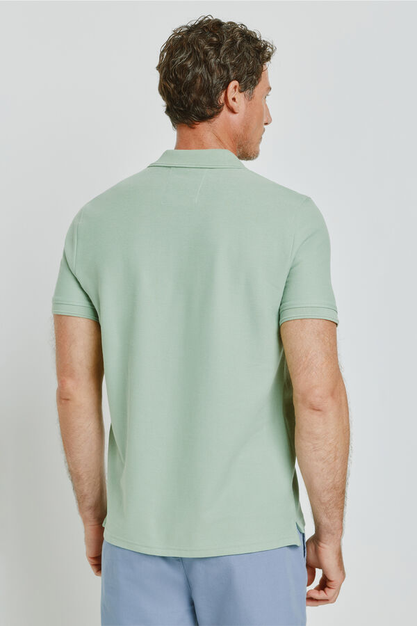 Milano Polo manga curta Verde