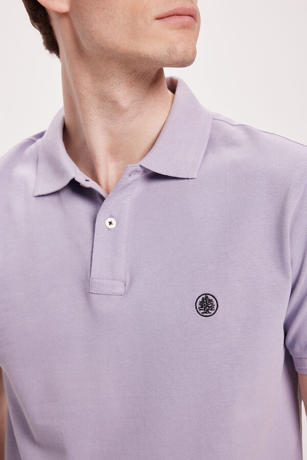 Springfield Polo B&aacute;sico SPF Morado/Lila