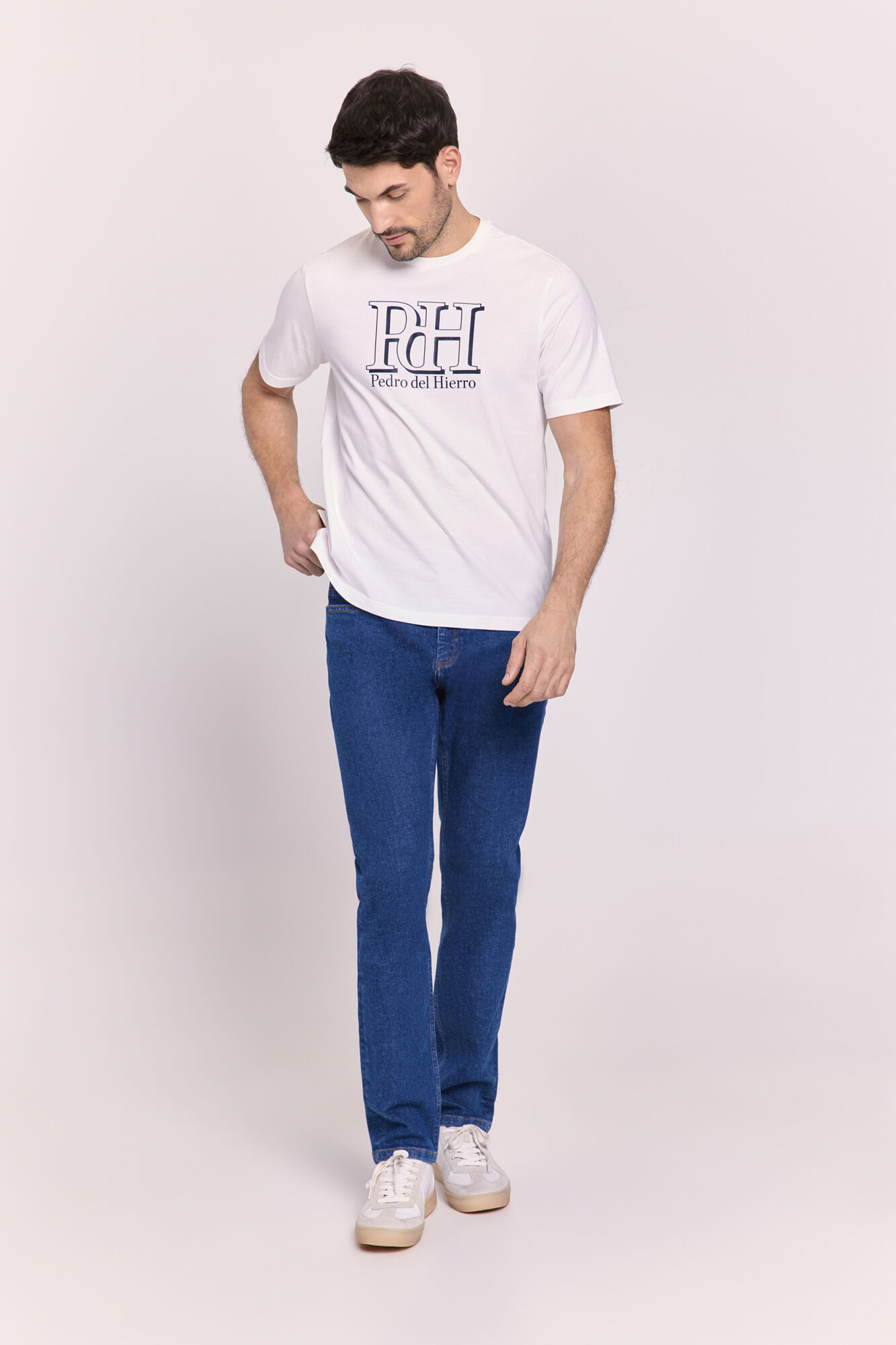 Pedro del Hierro Camiseta regular fit big logo
