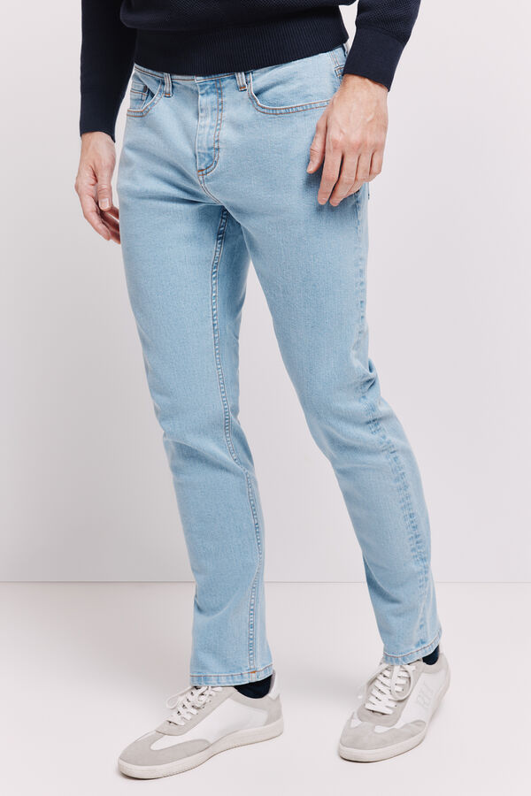 Pedro del Hierro Pantal&oacute;n vaquero slim fit Azul Claro