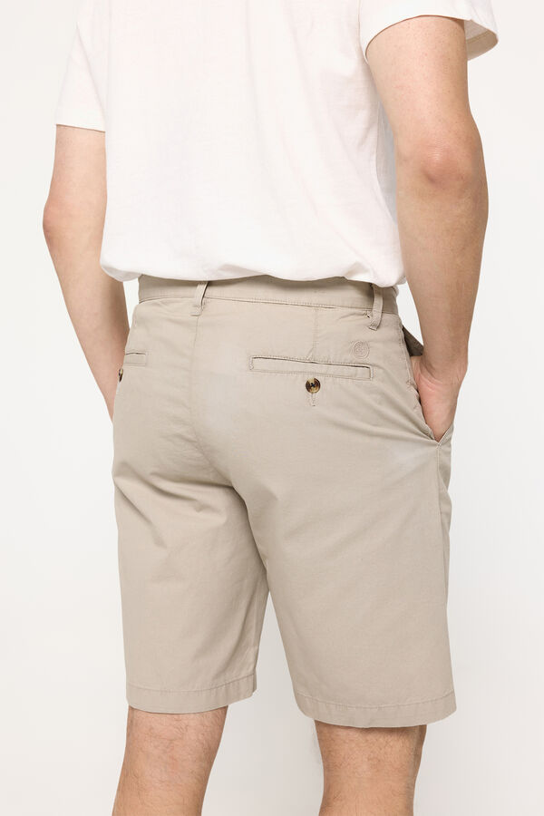 Springfield Bermuda b&aacute;sica lisa Springfield Bege