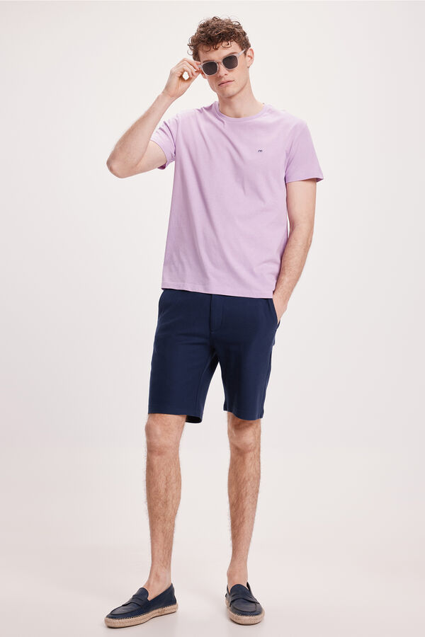 Milano Camiseta B&aacute;sica Morado