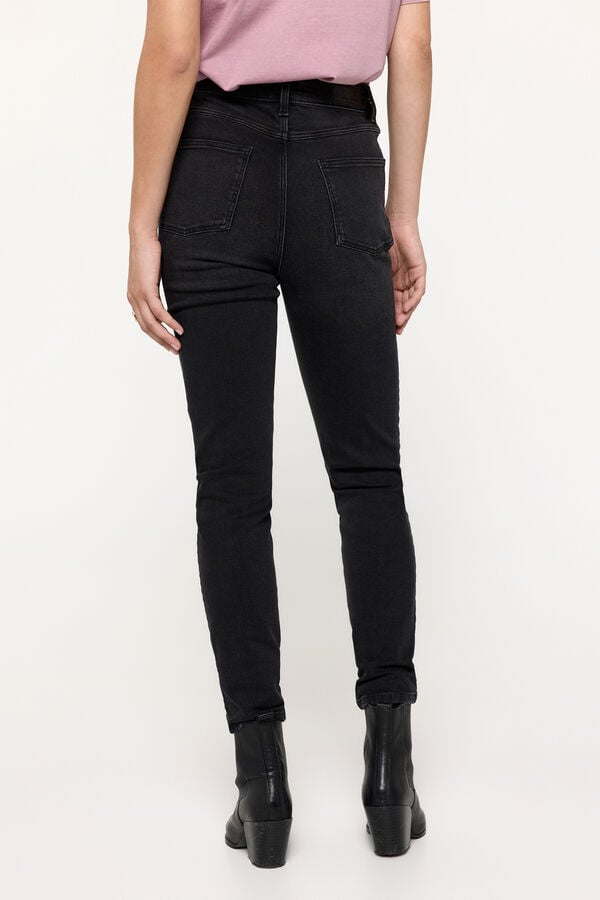 Milano Calças denim skinny Preto