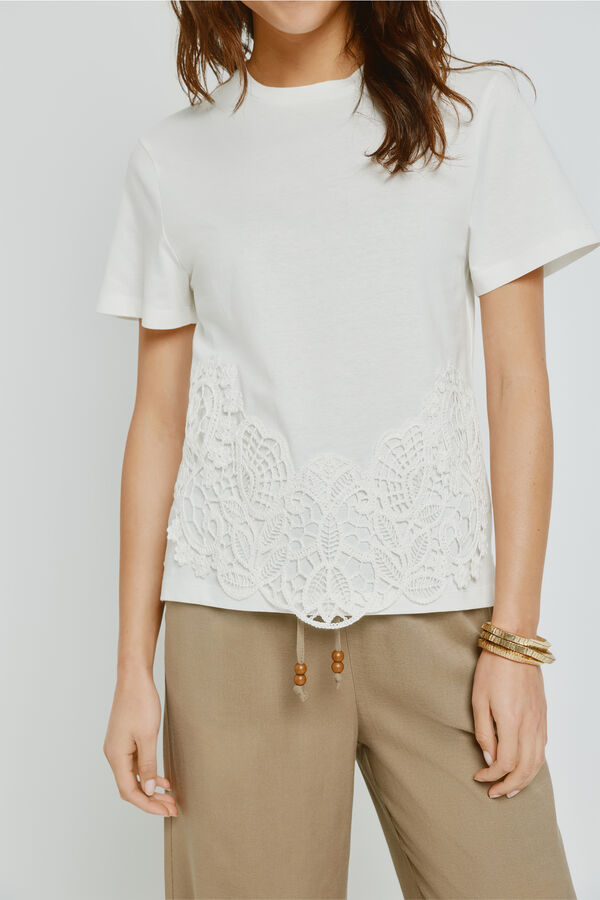 Milano T-shirt de manga curta Branco