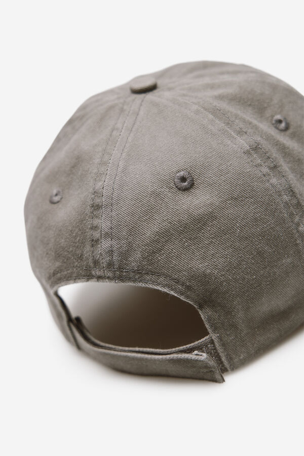 Milano Bon&eacute; com pala em tecido Cinza medio