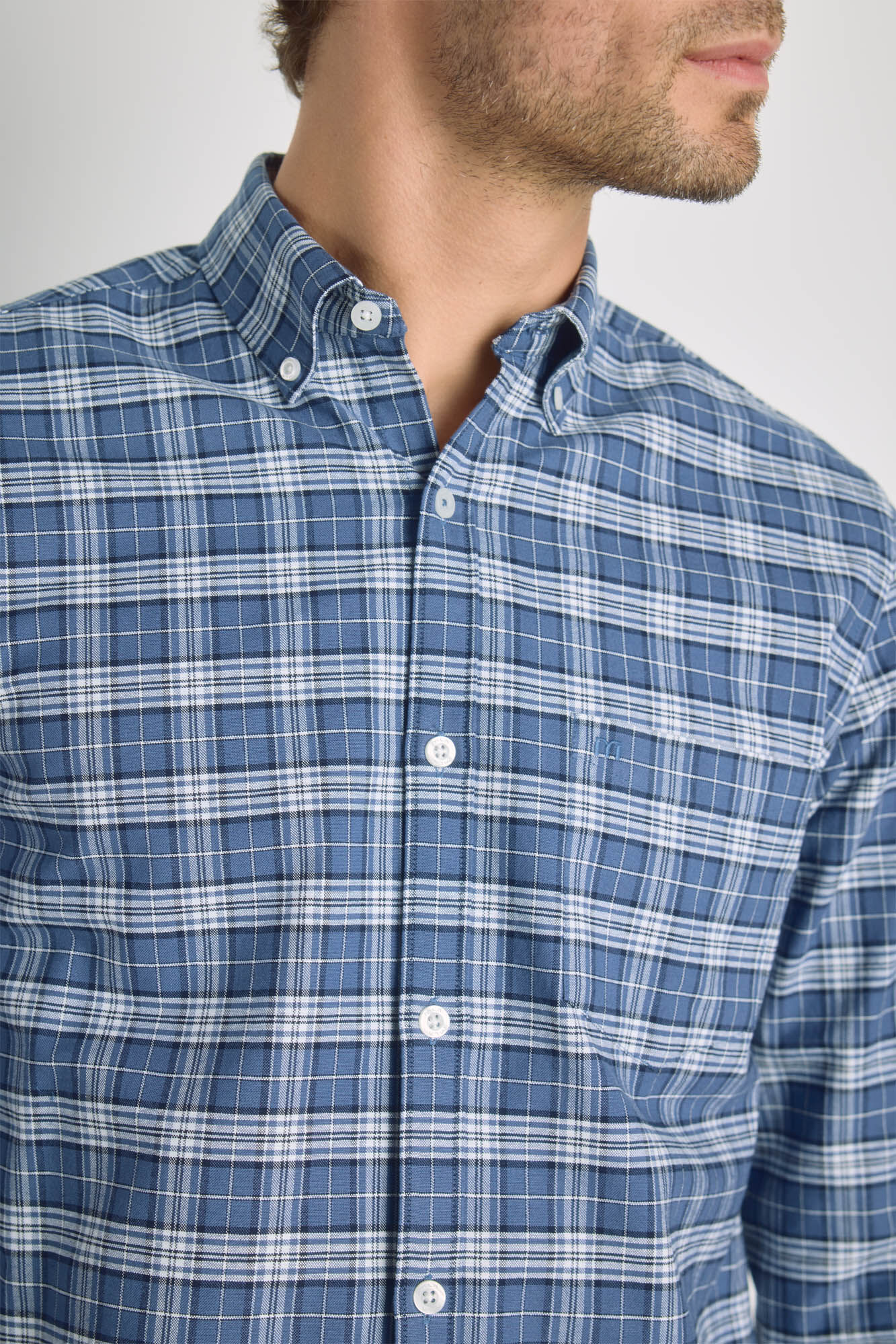 Milano Camisa cuadros manga larga