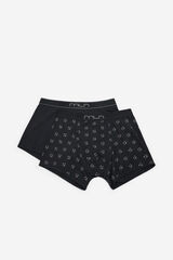 Milano Pack boxer liso y estampado Negro