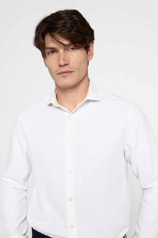 Milano Camisa social com estrutura Milano Branco
