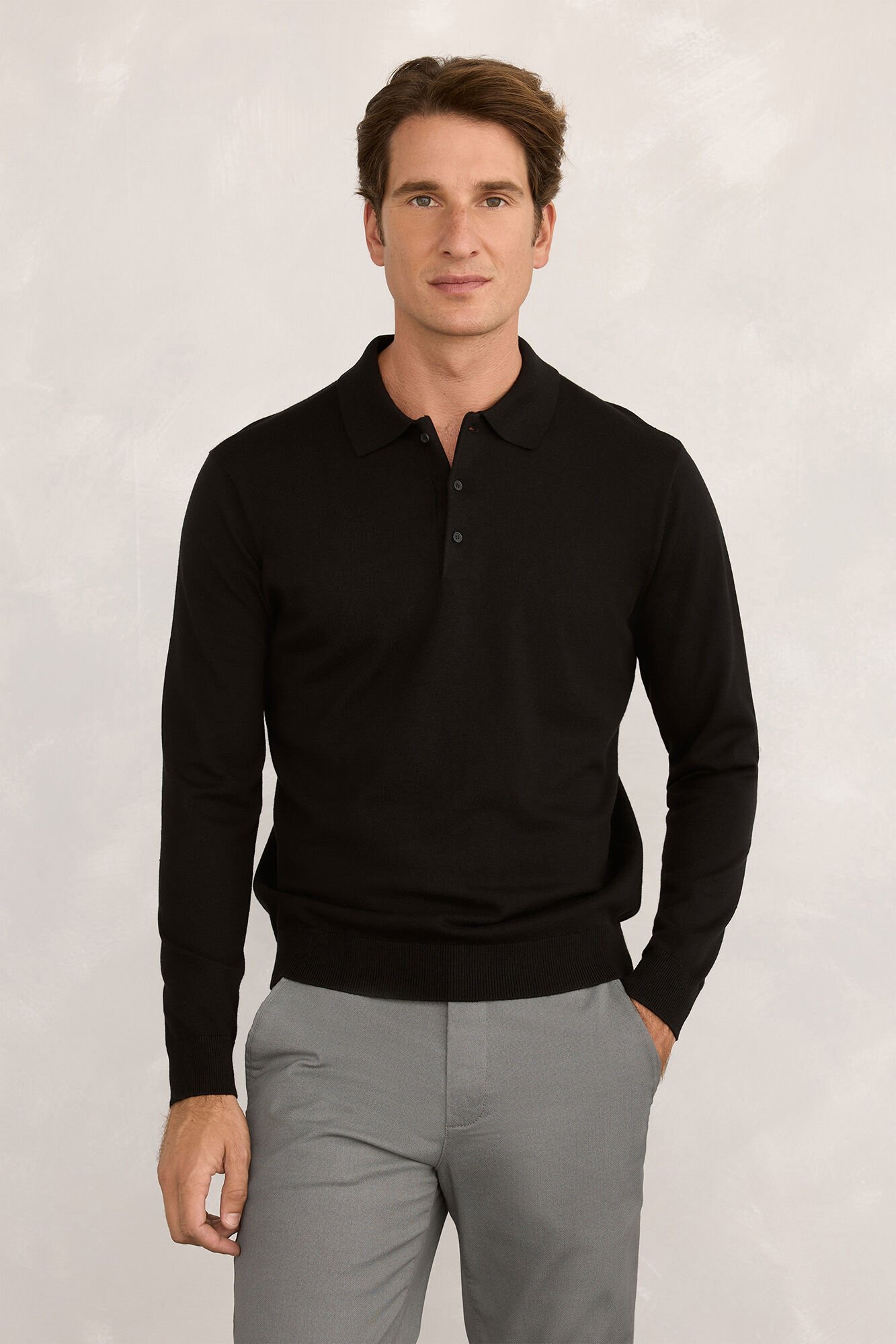 Milano Jersey Polo Botones