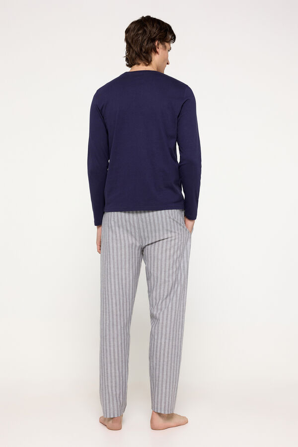 Milano Pijama de cuadros Navy