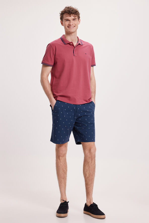 Milano Polo Tips Coral