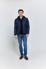 Milano Casaco com capuz Marinho