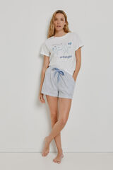 Milano Pijama estampado Azul