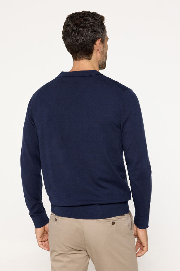 Fifty Outlet Jersey Cuello Abierto Navy