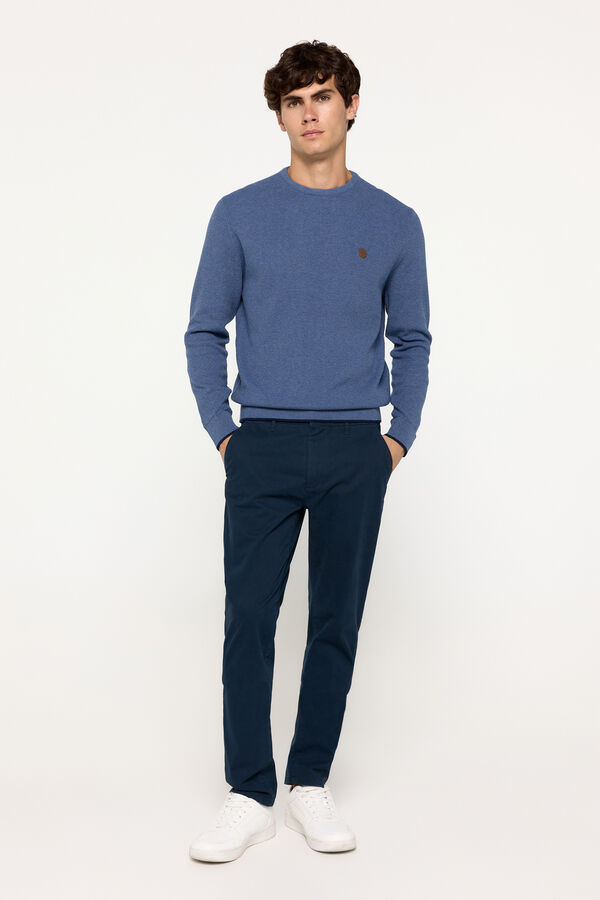 Milano Cal&ccedil;a Chino Estampada Estampado azul