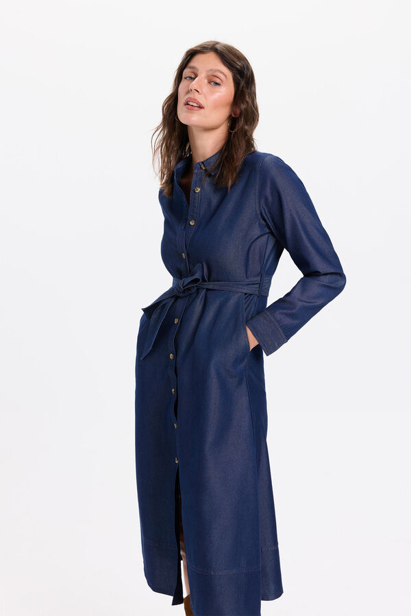 Milano Vestido denim Marinho