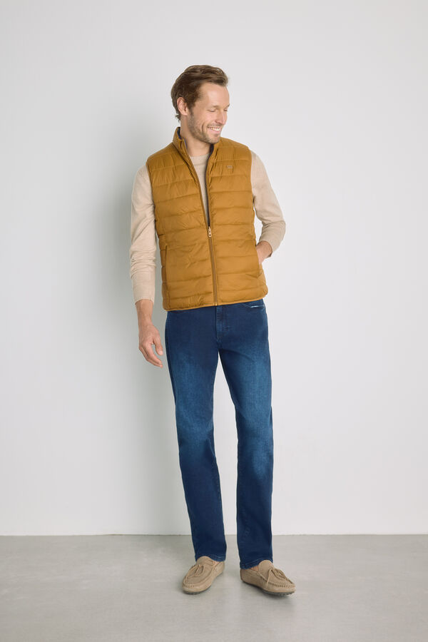Milano Chaleco acolchado ultralight Marr&oacute;n