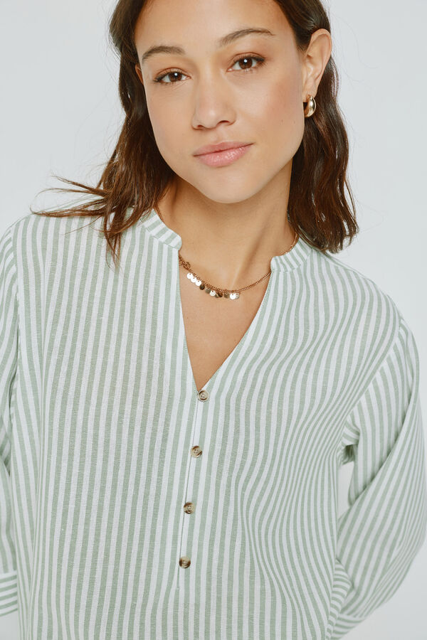 Milano Blusa rayas Verde