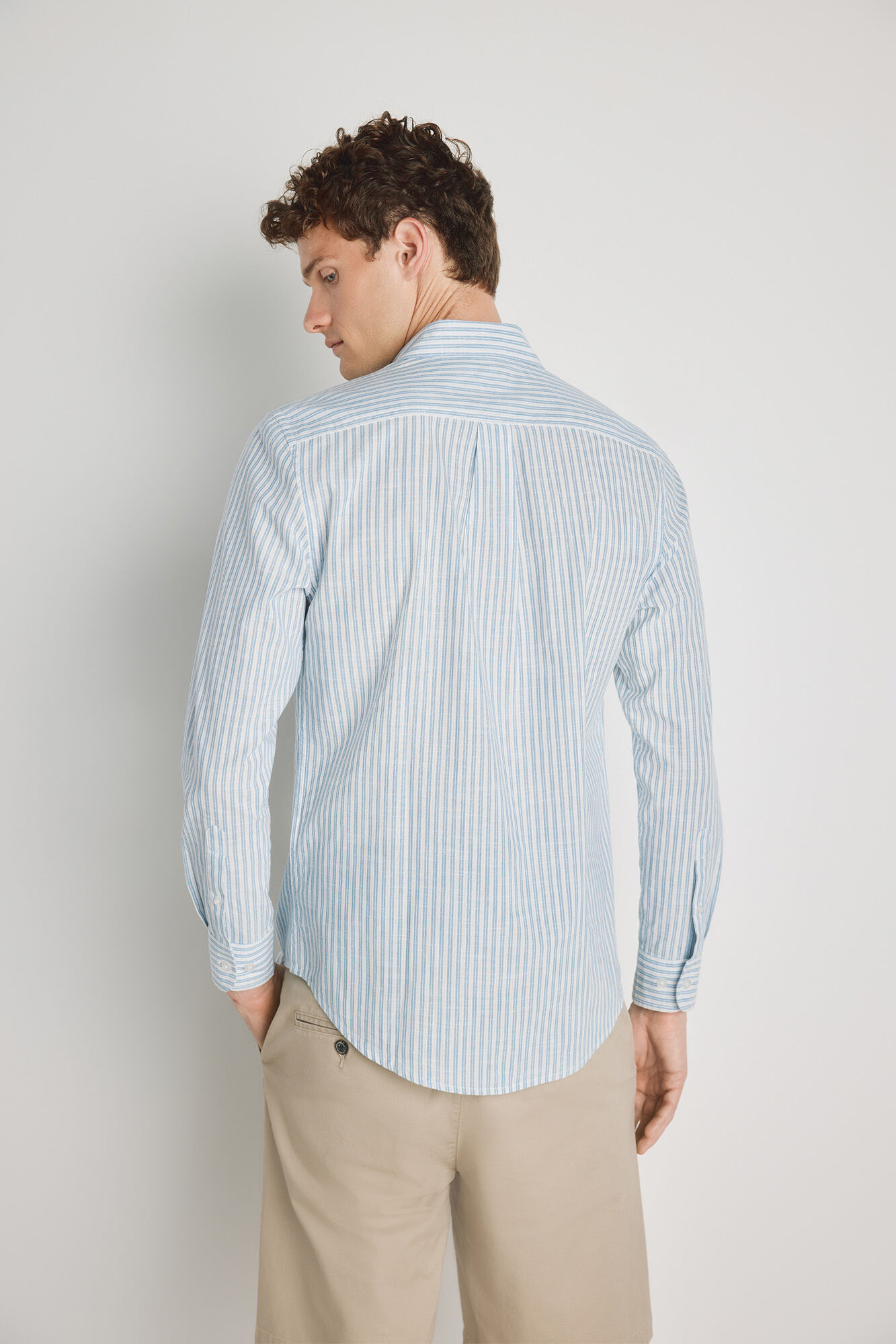 Milano Camisa rayas manga larga