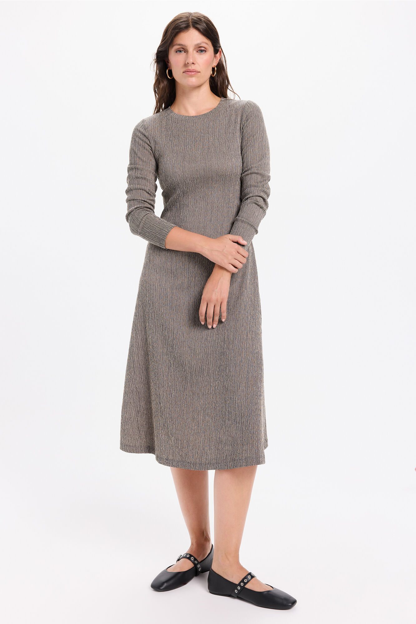 Milano Vestido midi tejido el&aacute;stico