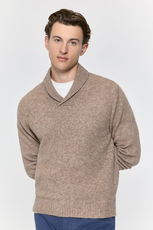 Milano Fecho-Éclair com camisola de malha Camel