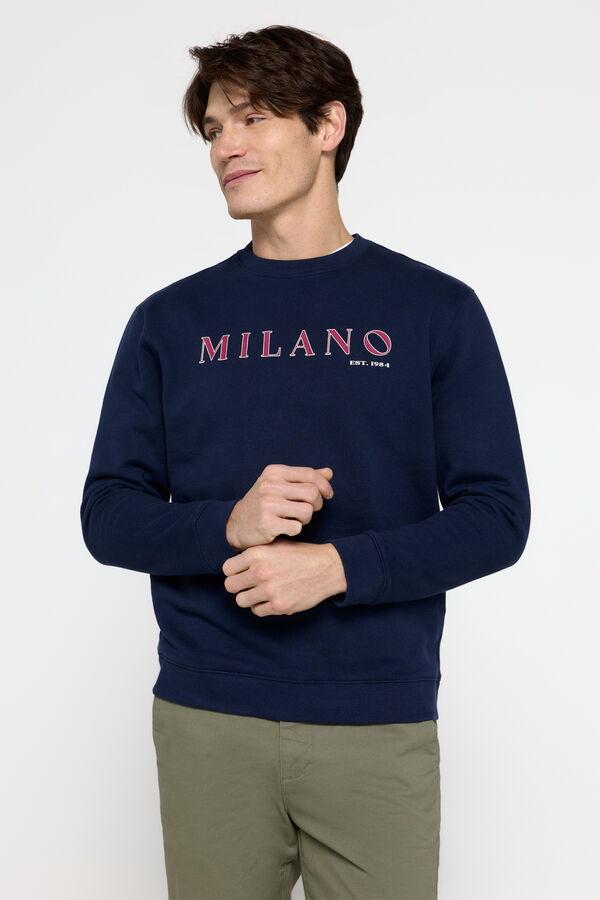 Milano Sudadera B&aacute;sica Milano Navy
