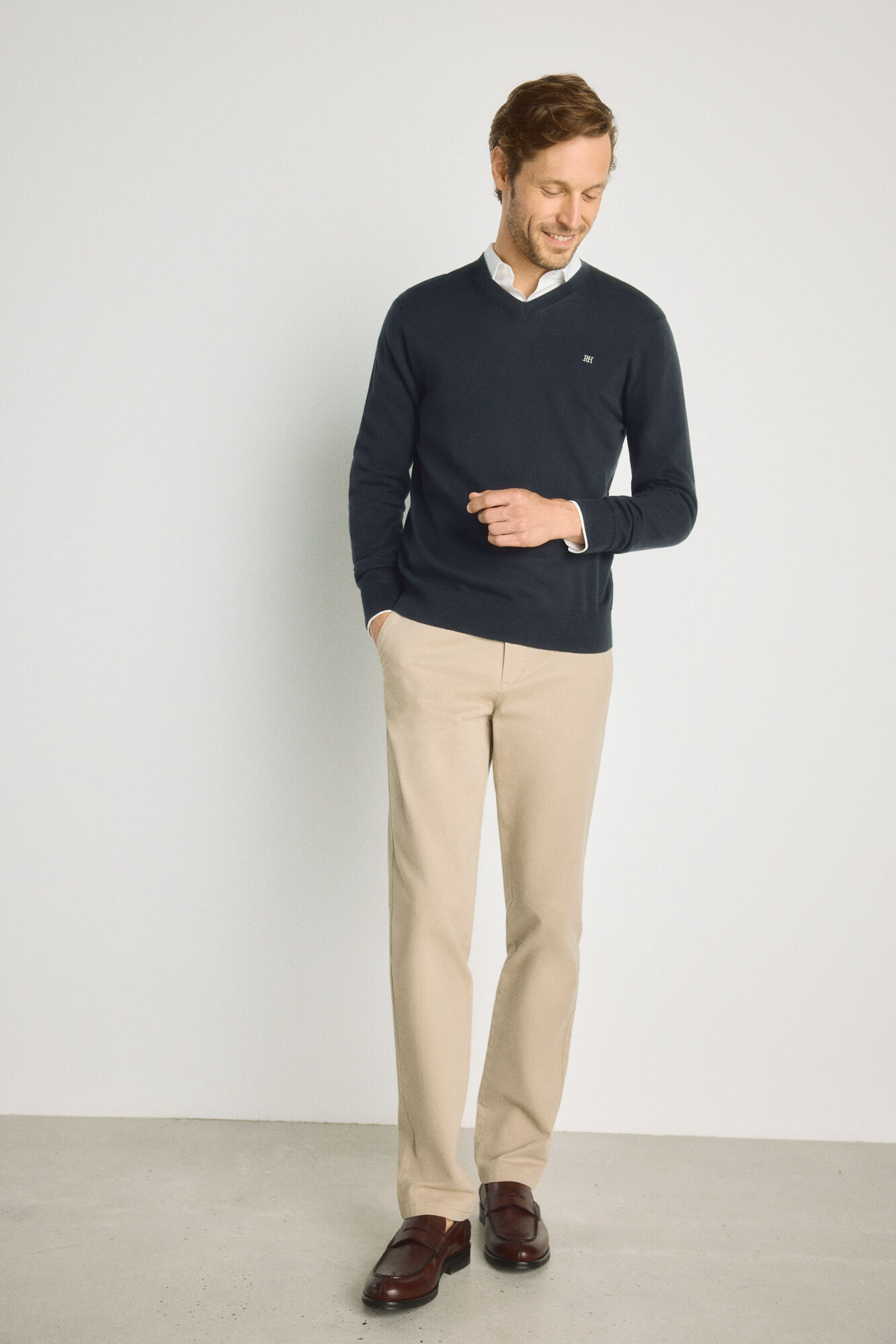 Pedro del Hierro Camisola gola em bico