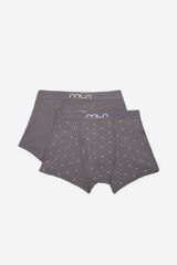 Milano Boxers Boston Cinzento oscuro